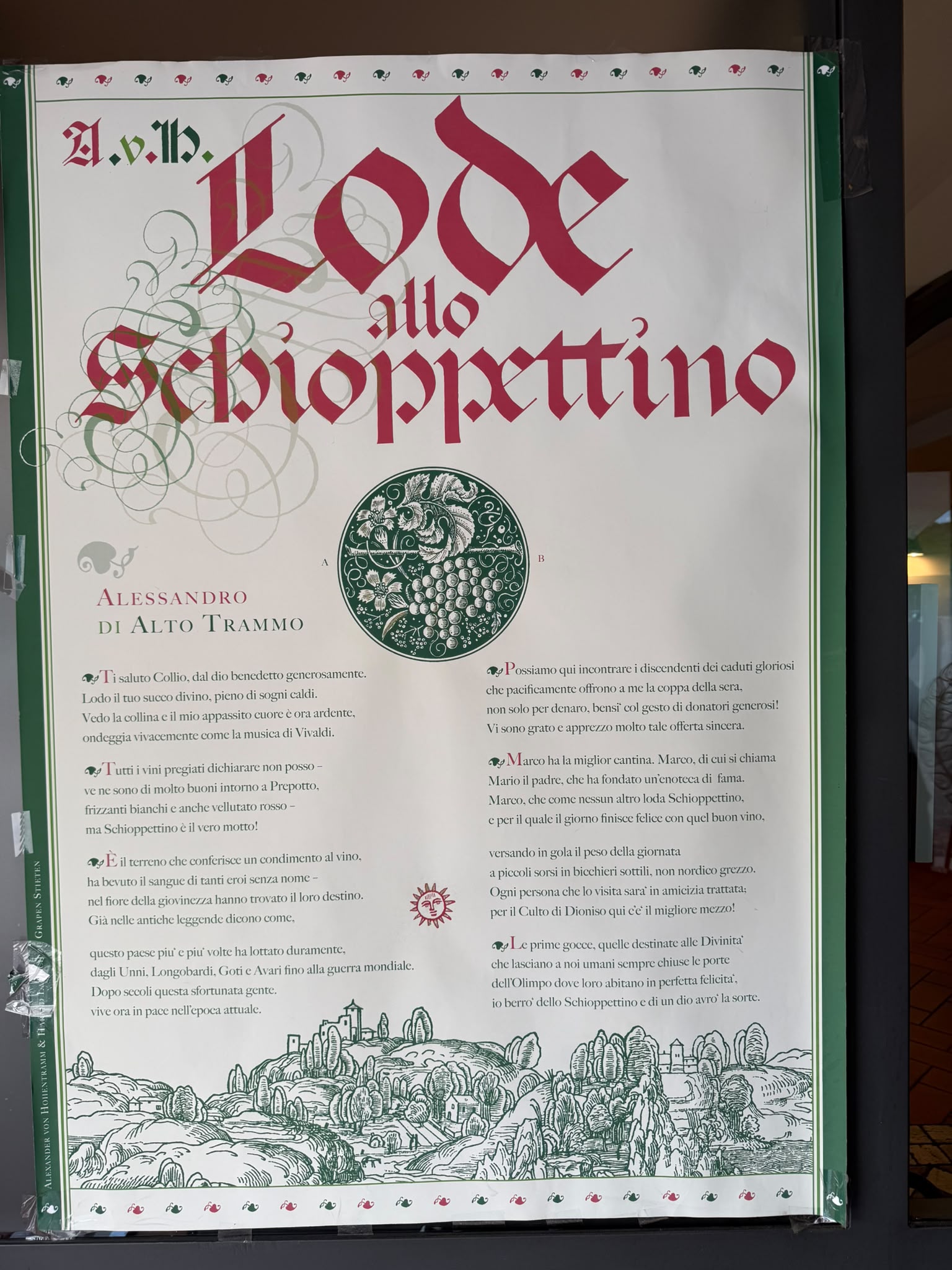 ode schioppettino